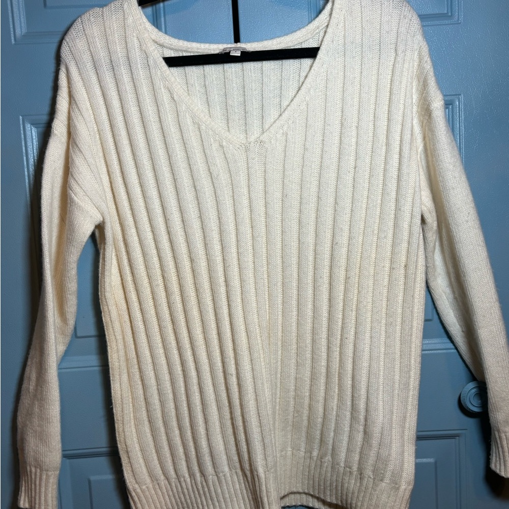 Gap cotton Women's Cream Sweater